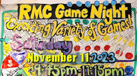 RMC Game Night 2023 flyer